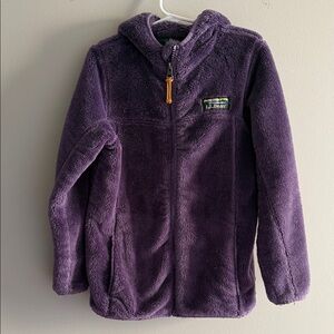 L.L. Bean Deep Purple Fleece Jacket